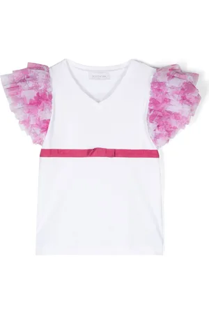 MONNALISA T-shirt con ruches