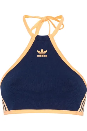 adidas Top crop con scollo all