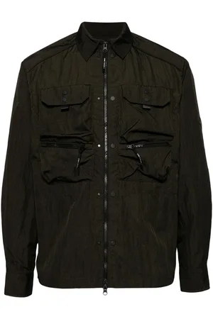 Spoonyard Giacca-camicia con effetto stropicciato