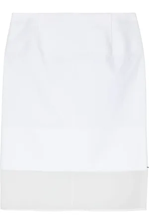 Sportmax Gonna con inserti trasparenti