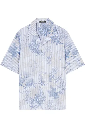 VERSACE Camicia Barocco Sea a righe