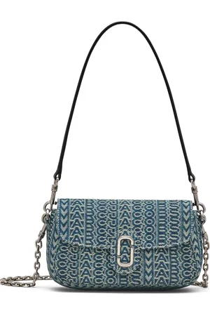 Marc Jacobs Borsa a spalla The Monogram Sunfaded Denim Clover