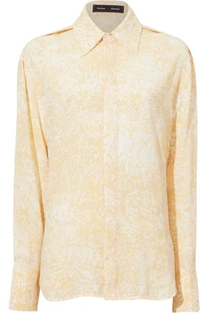 Proenza Schouler Camicia Norman con stampa astratta