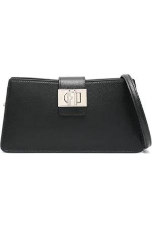 Furla Borsa a tracolla con placca logo