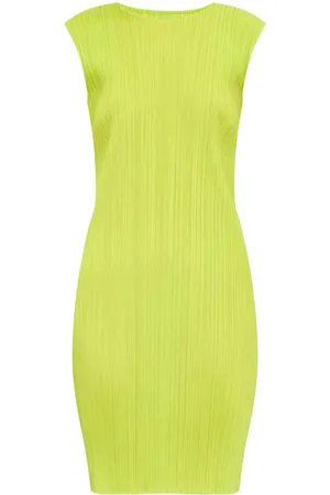 PLEATS PLEASE ISSEY MIYAKE Abito midi pliss?? smanicato