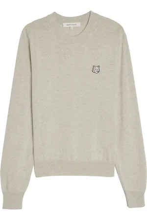 Maison Kitsuné Maglione con ricamo