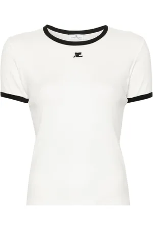 Courrèges T-shirt con applicazione