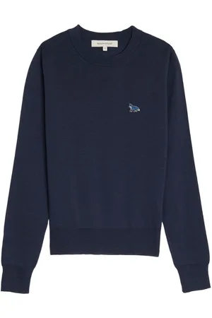 Maison Kitsuné Maglione con applicazione W Baby Fox