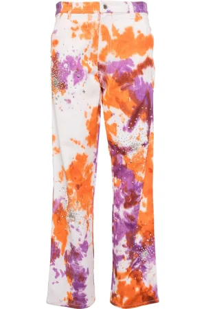 Des Phemmes Jeans con fantasia tie dye