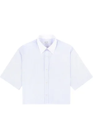 Sporty & Rich Camicia crop a righe