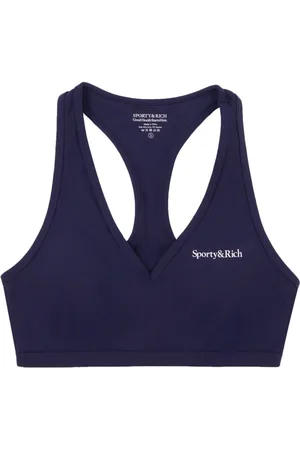 Sporty & Rich Reggiseno sportivo con scollo olimpionico