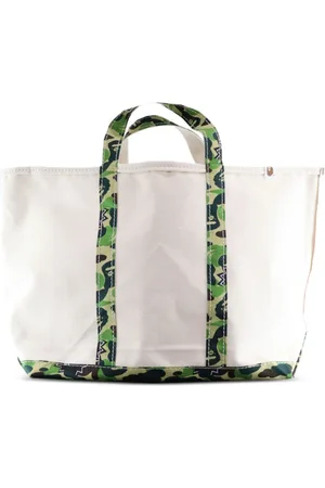 SAINT MXXXXXX Borsa tote con stampa camouflage x BAPE