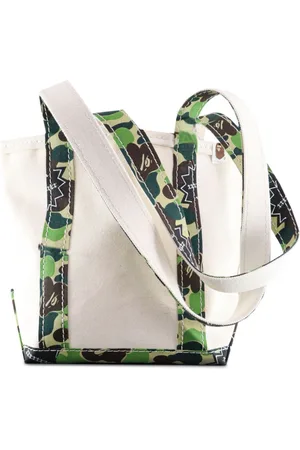 SAINT MXXXXXX Borsa tote con stampa camouflage x BAPE