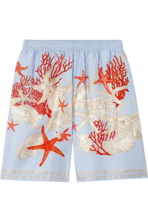 VERSACE Shorts Barocco con stampa