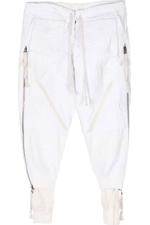 GREG LAUREN Pantaloni affusolati con zip