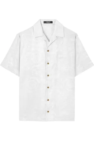 VERSACE Polo con effetto jacquard