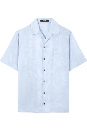 VERSACE Camicia con motivo Barocco jacquard