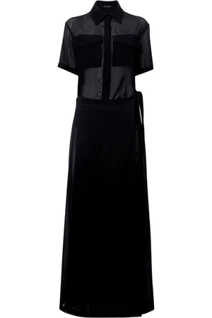 Proenza Schouler Abito Emory semi trasparente