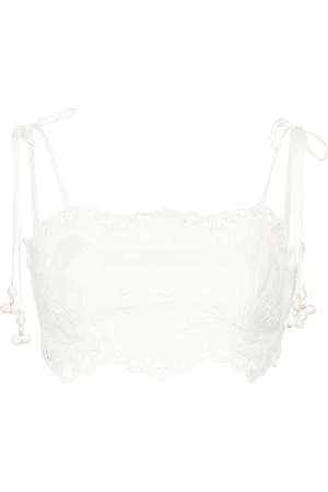 ZIMMERMANN Blusa Ottie in pizzo sangallo