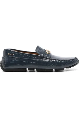 Bally Mocassini goffrati effetto coccodrillo