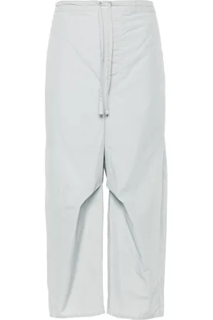 LEMAIRE Pantaloni crop con coulisse