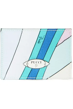 Puccini Portacarte con stampa Iride