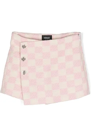 VERSACE Shorts Damier in tweed