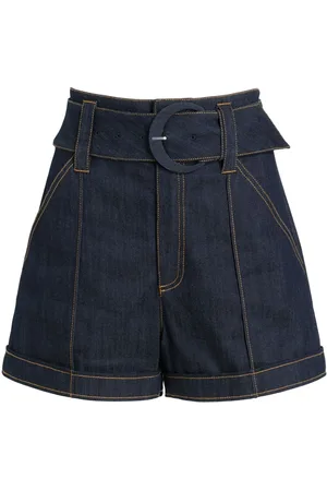 Cinq A Sept Shorts denim Aldi con cintura
