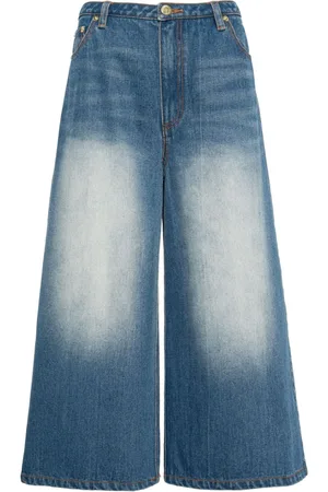 Cynthia Rowley Jeans a gamba ampia