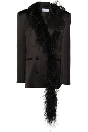 GIUSEPPE DI MORABITO Blazer con dettaglio piume