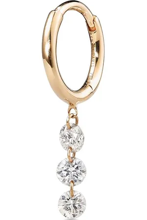 PERSÉE Orecchini a cerchio+ in 18kt e diamanti