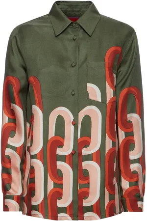 La DoubleJ Camicia con stampa geometrica