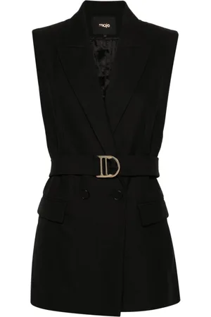 Maje Blazer doppiopetto smanicato