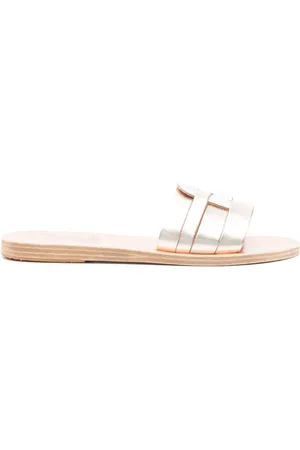 Ancient Greek Sandals Sandali slides metallizzati