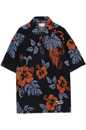 Maison Kitsuné Polo cpm stampa a fiori