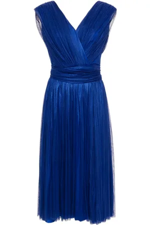 RHEA COSTA Abito midi drappeggiato