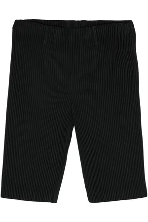 Issey Miyake Shorts sartoriali plissettati