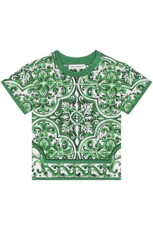 Dolce & Gabbana T-shirt con stampa maioliche