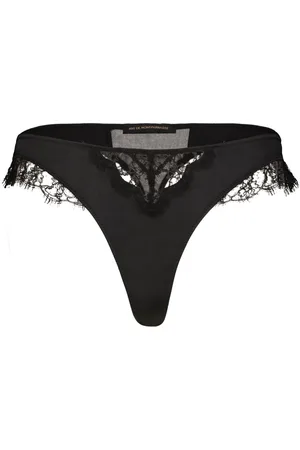 Kiki de Montparnasse Perizoma con inserti in pizzo