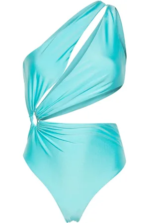 AMEN Costume intero asimmetrico con inserti