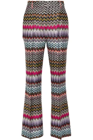 Missoni Pantaloni sartoriali svasati Capri