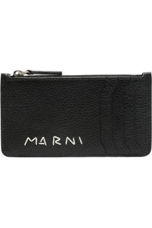 Marni Portacarte con ricamo