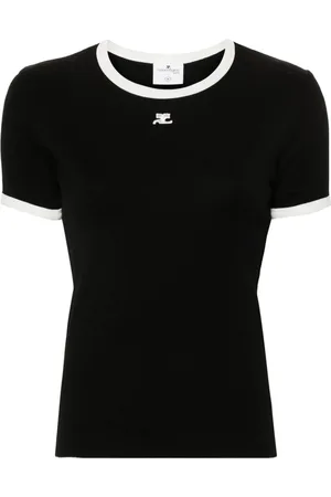 Courrèges T-shirt con applicazione