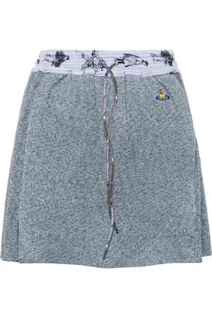 Vivienne Westwood Minigonna Kilt Bea con ricamo Orb