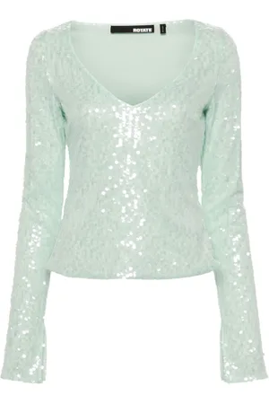 ROTATE T-shirt con paillettes