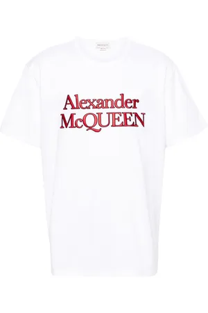 Alexander McQueen T-shirt con ricamo