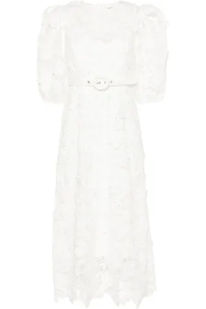 ZIMMERMANN Abito midi Halliday Lace Flower