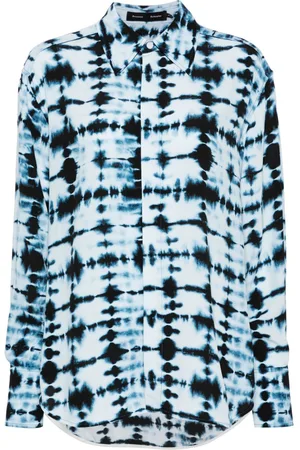 Proenza Schouler Camicia Norman con fantasia tie dye