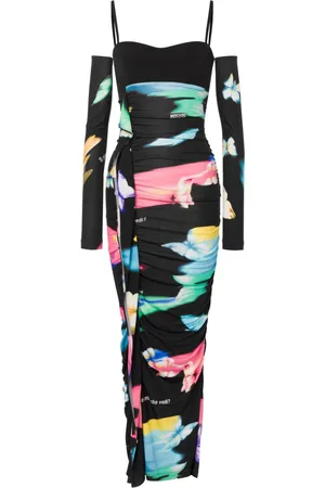 Moschino Abito lungo con ruches