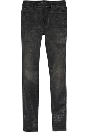 Purple Brand Jeans skinny con glitter